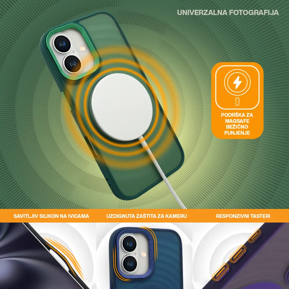 Futrola RADIAN MagSafe za Samsung S928B Galaxy S24 Ultra 5G ljubicasta