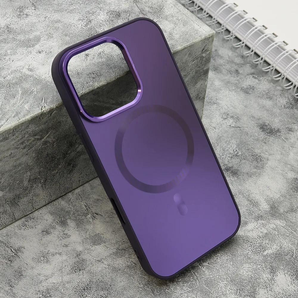 Futrola COLOR METAL MagSafe za iPhone 16 Pro (6.3) ljubicasta