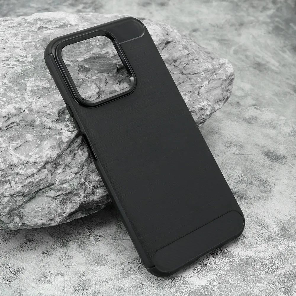 Futrola silikon BRUSHED za Honor X8c crna