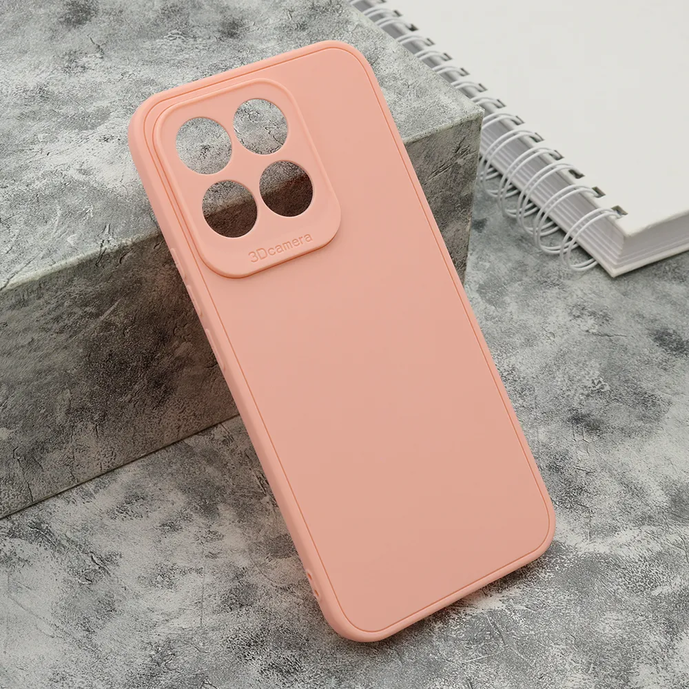 Futrola Soft 3D camera za Honor X8c roze