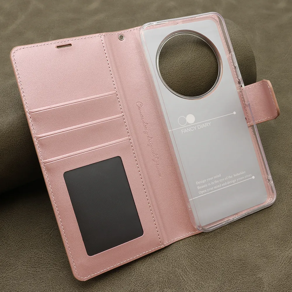 Futrola BI FOLD HANMAN II za Xiaomi Redmi 14C 4G/Redmi A4 5G roze