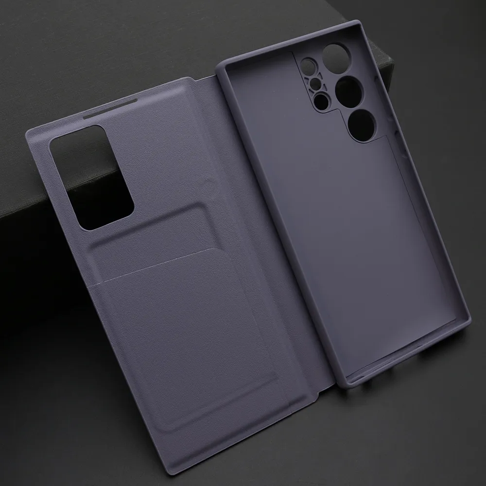 Futrola BI FOLD Smart Window za Samsung S918B Galaxy S23 Ultra 5G ljubicasta