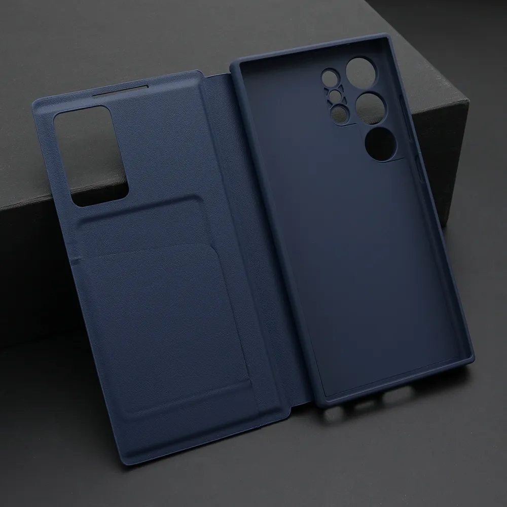 Futrola BI FOLD Smart Window za Samsung S928B Galaxy S24 Ultra 5G plava