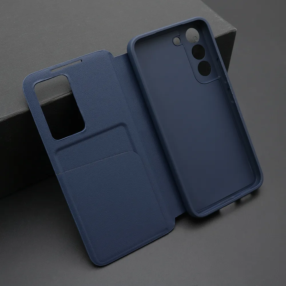 Futrola BI FOLD Smart Window za Samsung S901B Galaxy S22 5G plava