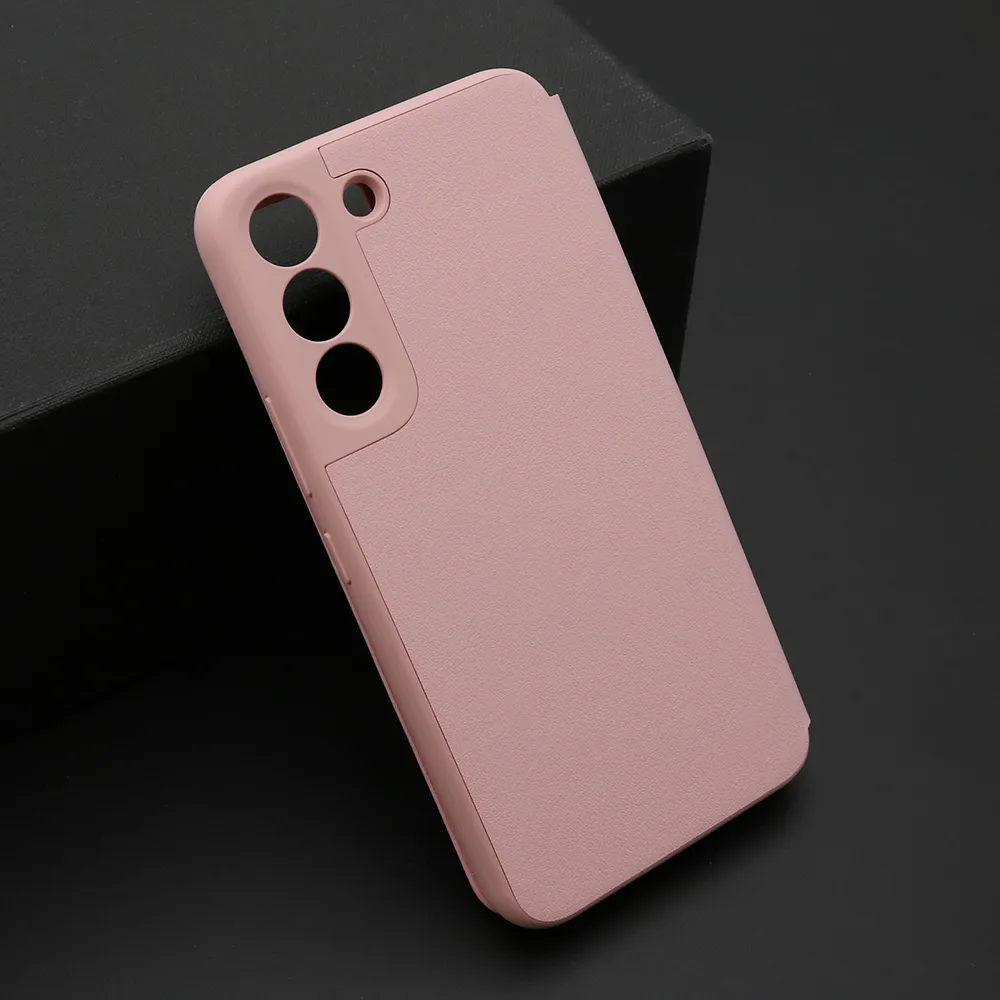 Futrola BI FOLD Smart Window za Samsung S901B Galaxy S22 5G roze