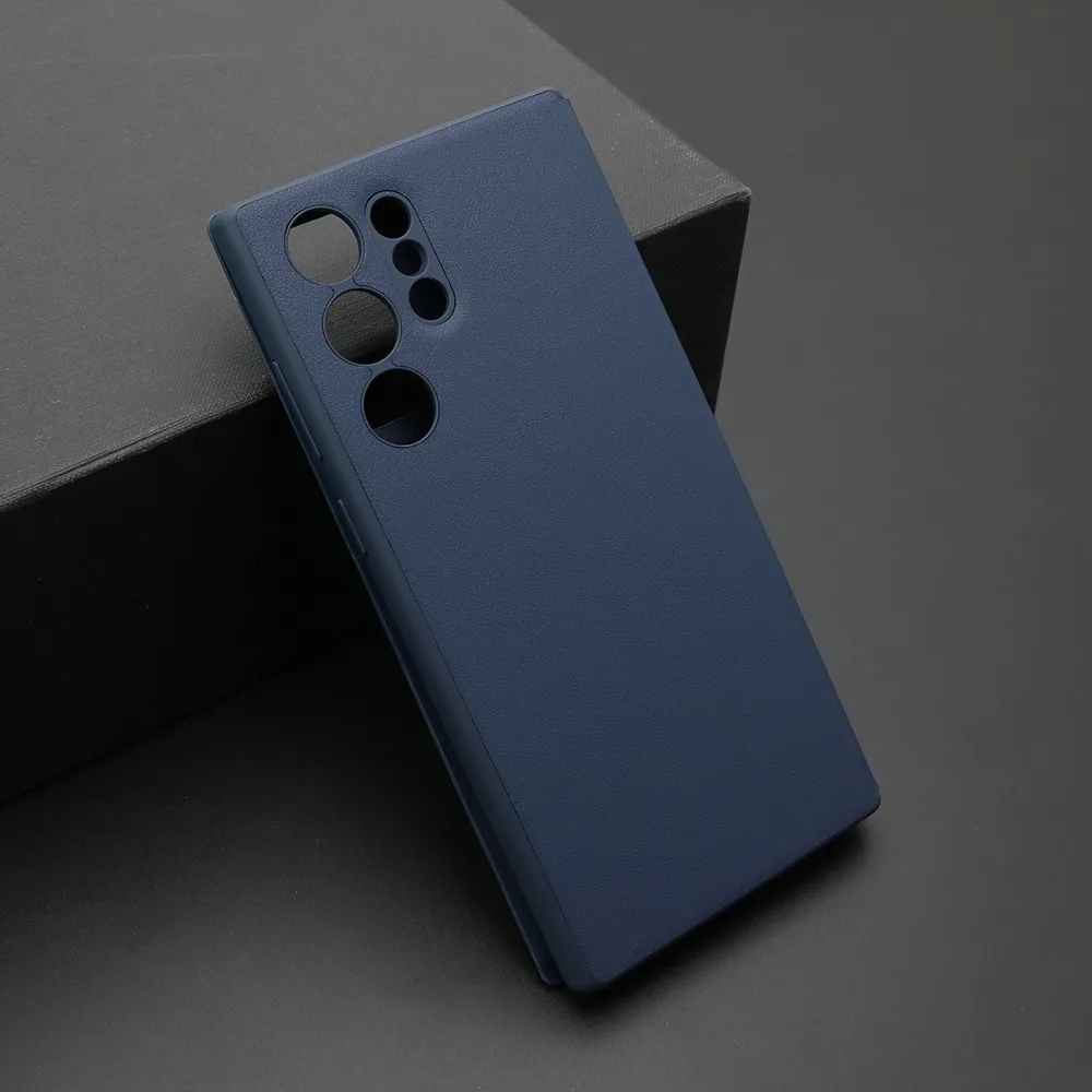 Futrola BI FOLD Smart Window za Samsung S908B Galaxy S22 Ultra 5G plava