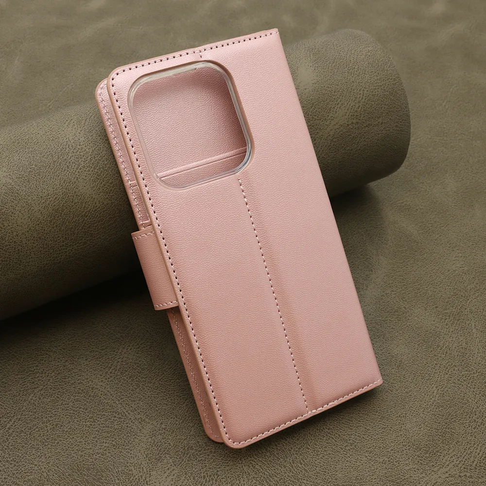 Futrola BI FOLD HANMAN II za Xiaomi Redmi Note 14 4G svetlo roze