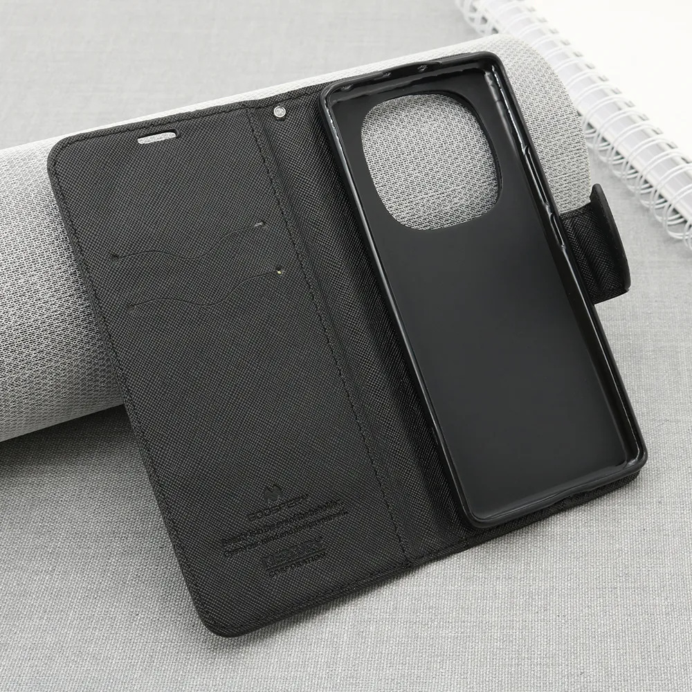Futrola BI FOLD MERCURY za Xiaomi Redmi Note 14 Pro 4G crna