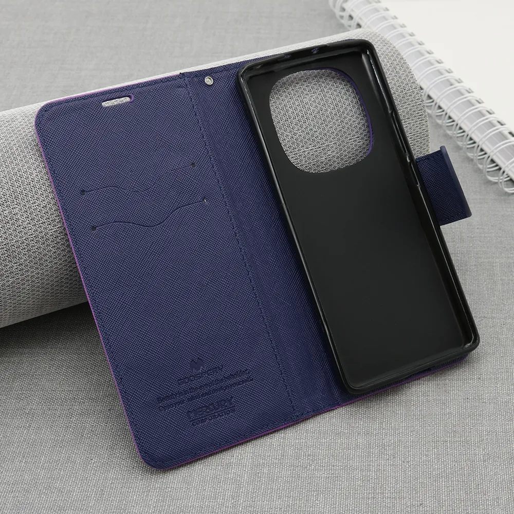 Futrola BI FOLD MERCURY za Xiaomi Redmi Note 14 Pro 4G ljubicasta