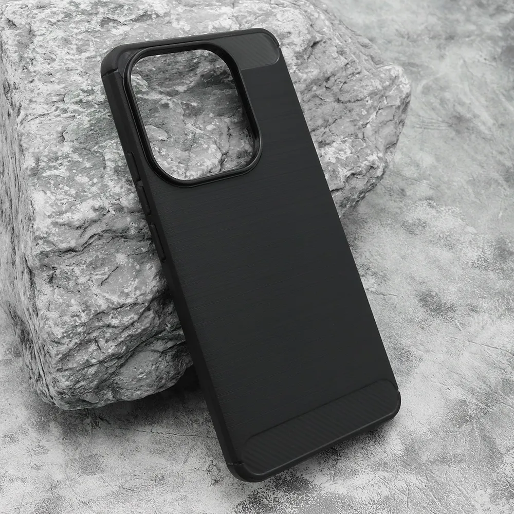 Futrola silikon BRUSHED za Xiaomi Redmi Note 14 4G crna
