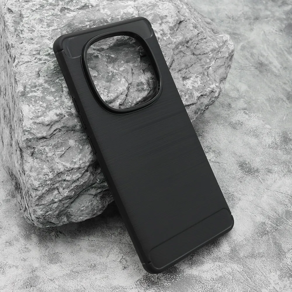 Futrola silikon BRUSHED za Xiaomi Redmi Note 14 Pro 4G crna