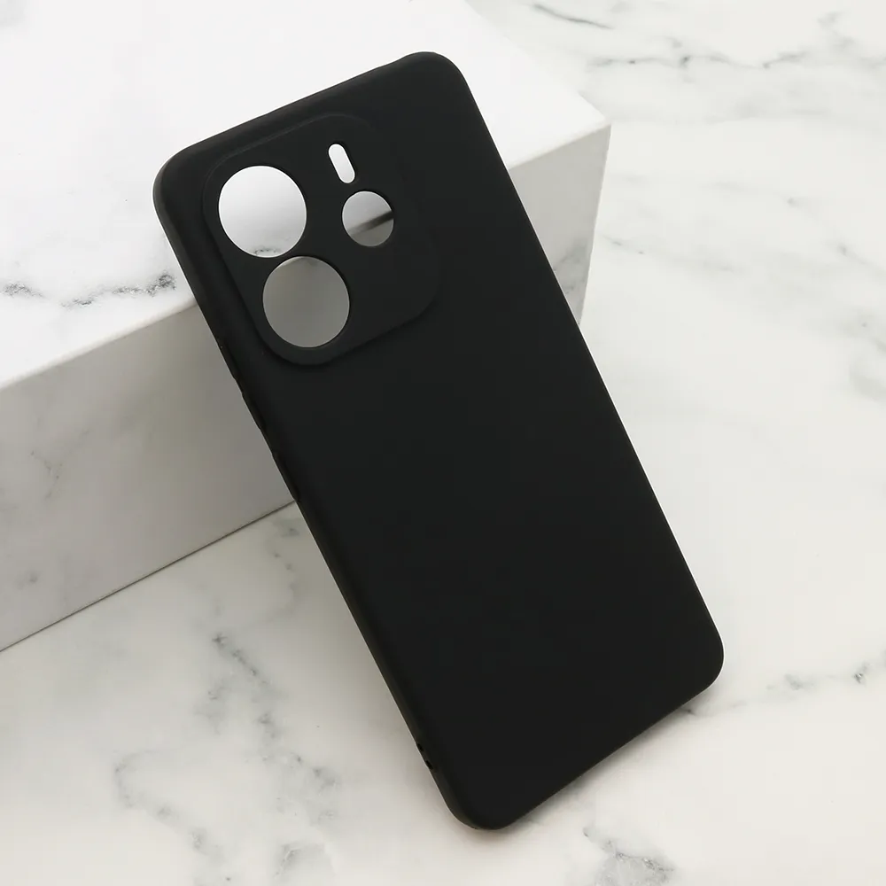 Futrola Soft Silicone za Xiaomi Redmi Note 14 4G crna