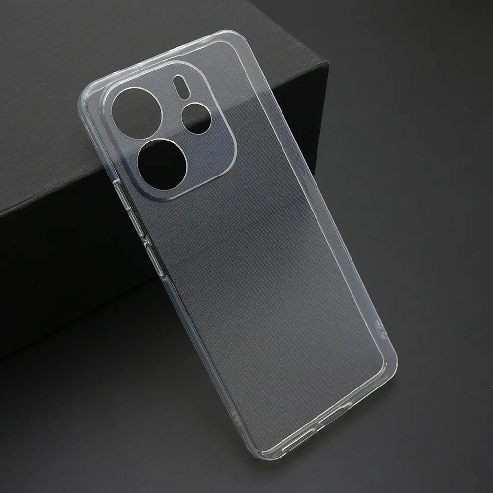 Futrola ULTRA TANKI PROTECT silikon za Xiaomi Redmi Note 14 4G providna (bela)