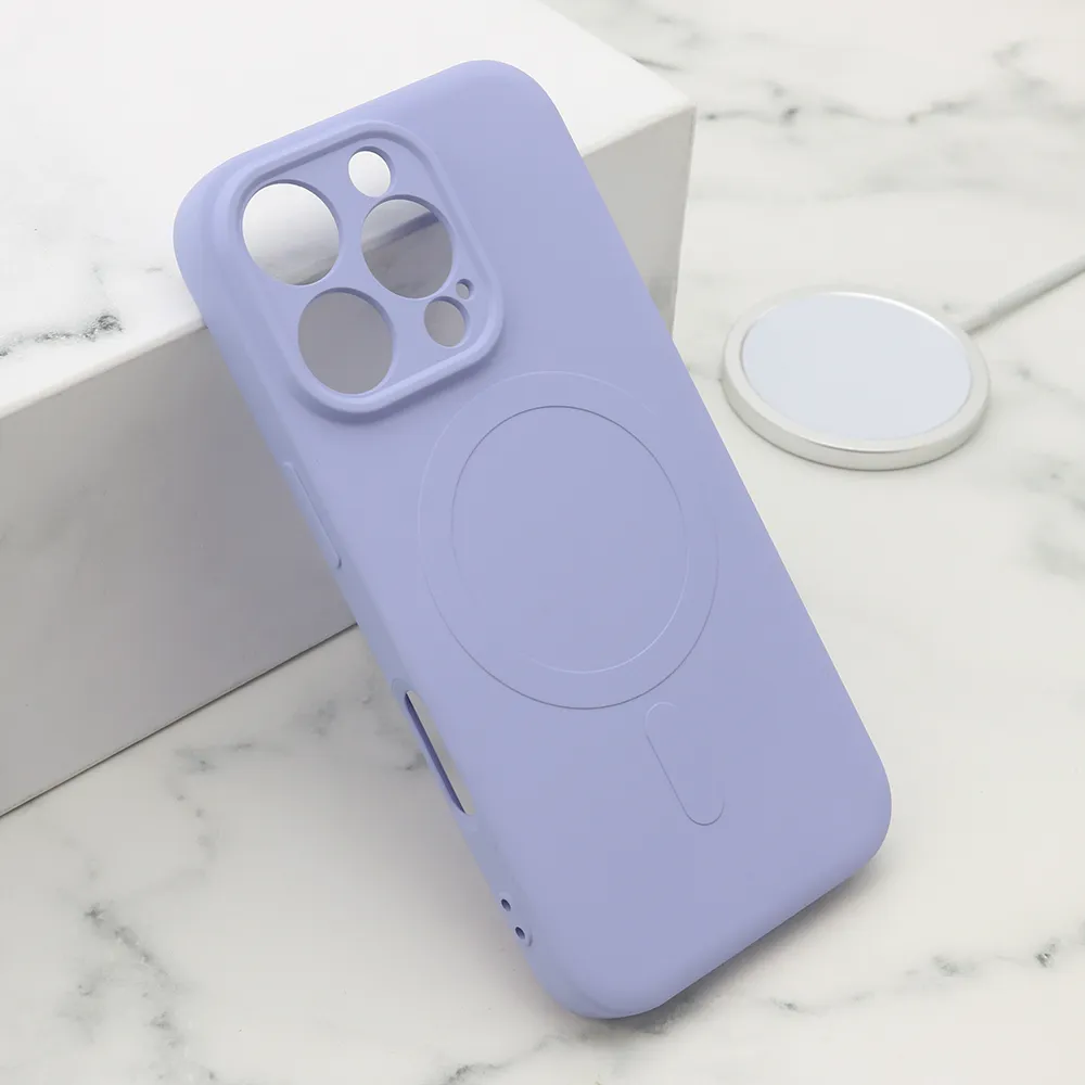 Futrola VELVET TOUCH MagSafe za iPhone 16 Pro (6.3) ljubicasta