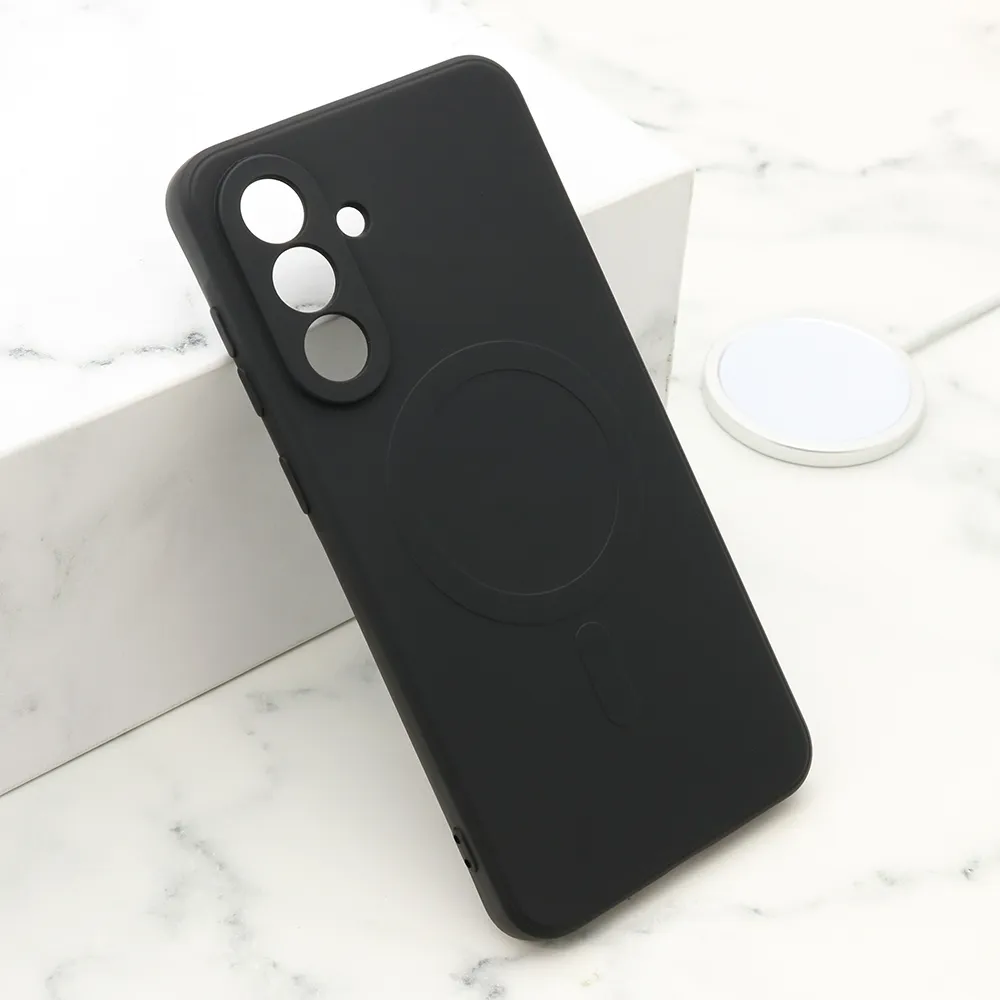 Futrola VELVET TOUCH MagSafe za Samsung A366B Galaxy A36 5G crna