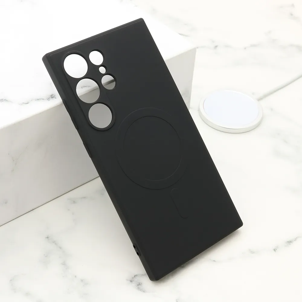 Futrola VELVET TOUCH MagSafe za Samsung S928B Galaxy S24 Ultra 5G crna
