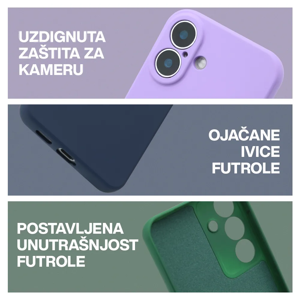 Futrola VELVET TOUCH za iPhone 16 Pro Max (6.9) ljubicasta