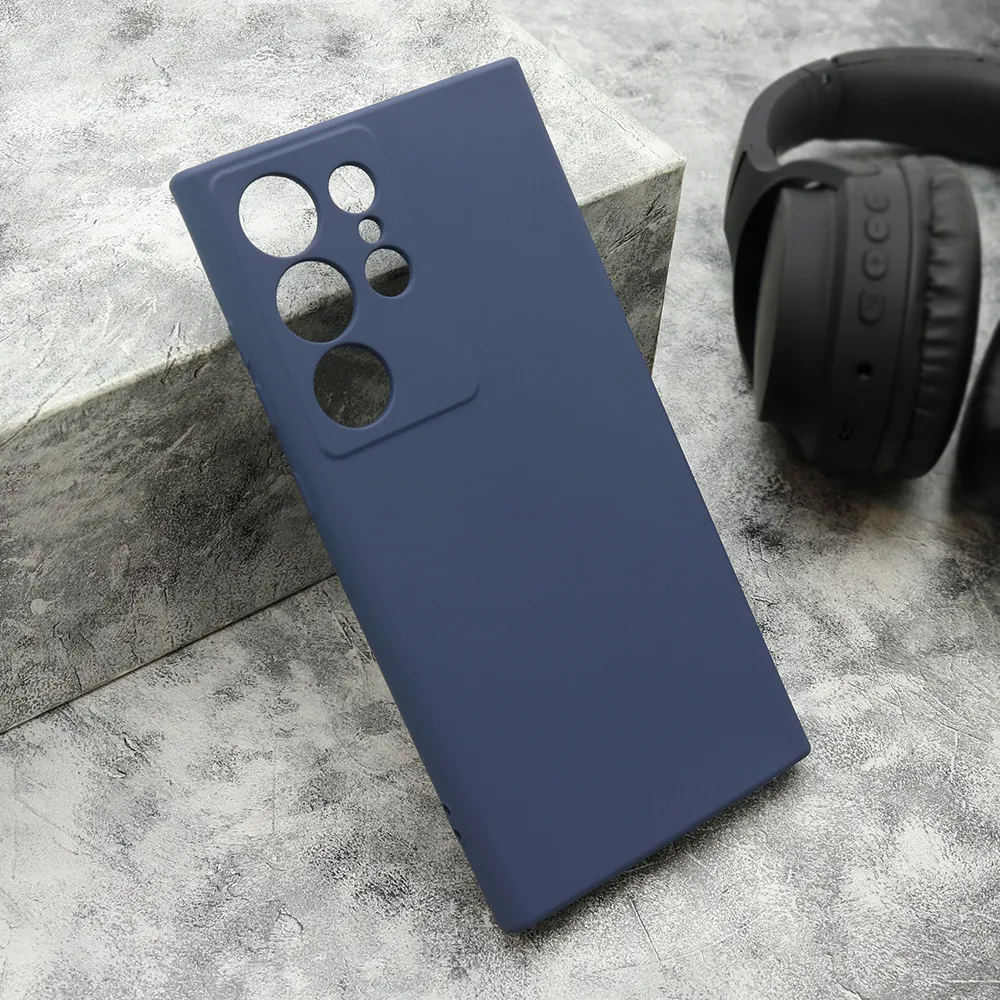 Futrola VELVET TOUCH za Samsung S928B Galaxy S24 Ultra 5G tamno plava