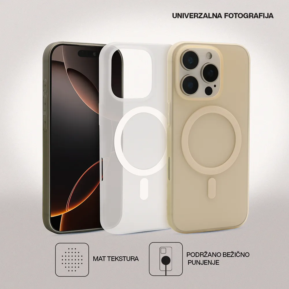Futrola CLOUD MagSafe za iPhone 16 (6.1) zlatna