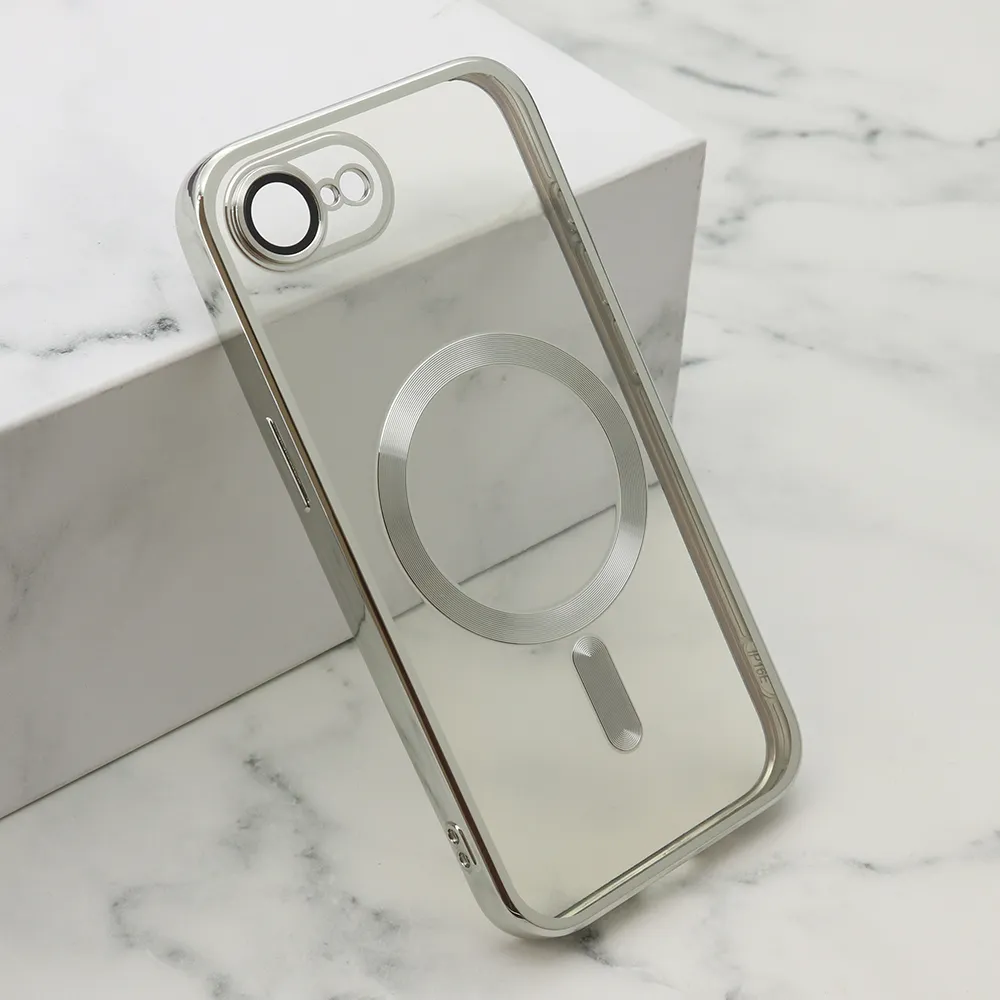 Futrola CAMERA PROTECT MagSafe za iPhone 16E (6.1) srebrna