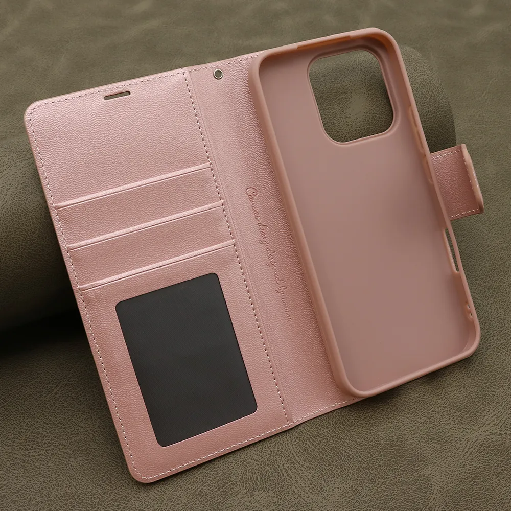 Futrola BI FOLD HANMAN II za Honor 400 Lite svetlo roze