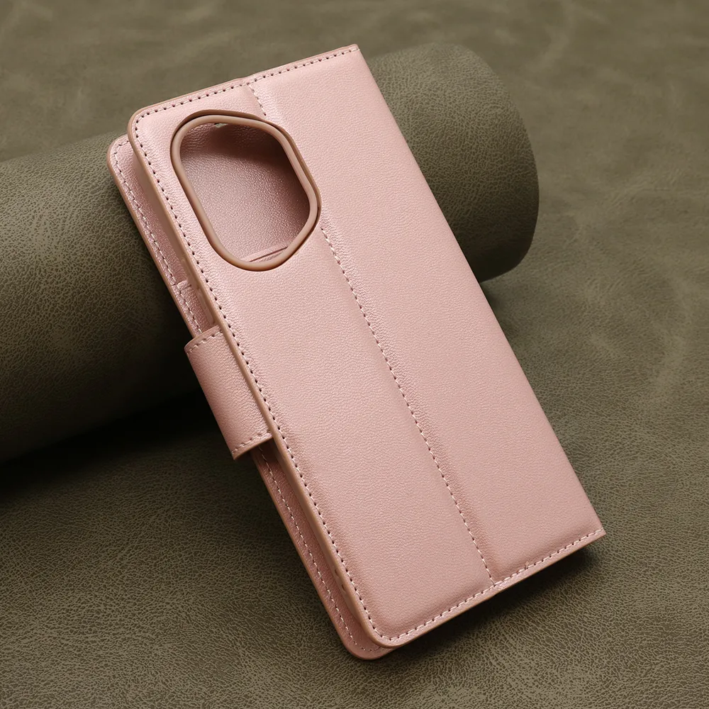Futrola BI FOLD HANMAN II za Honor 400 svetlo roze