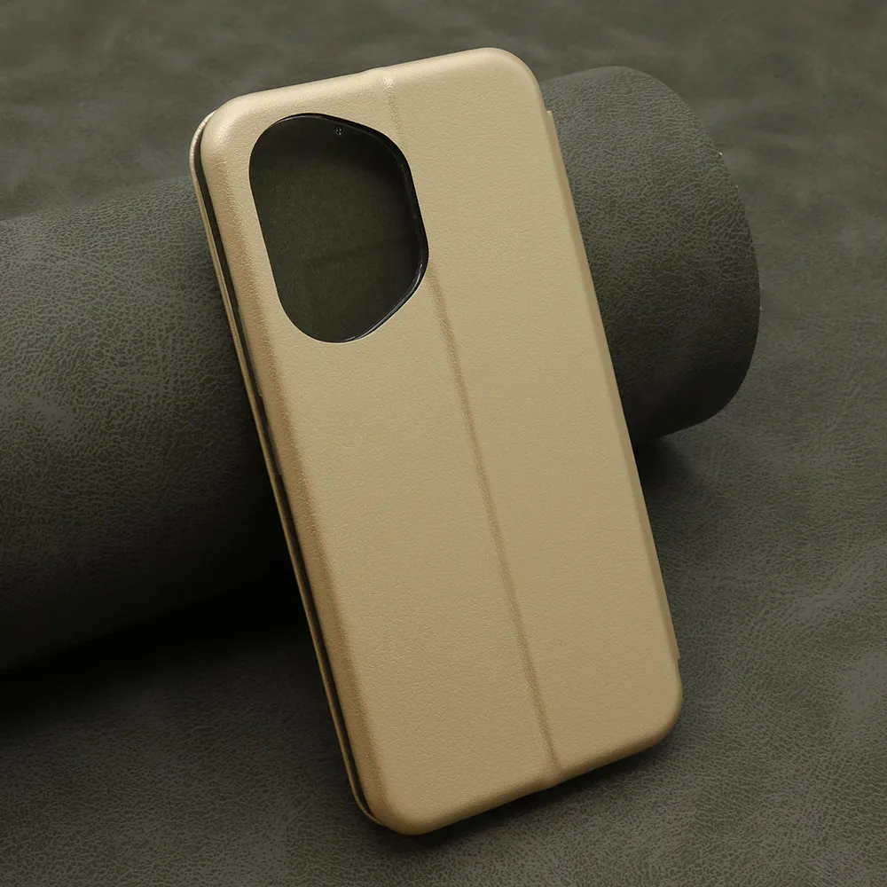 Futrola BI FOLD Ihave za Honor 400 zlatna