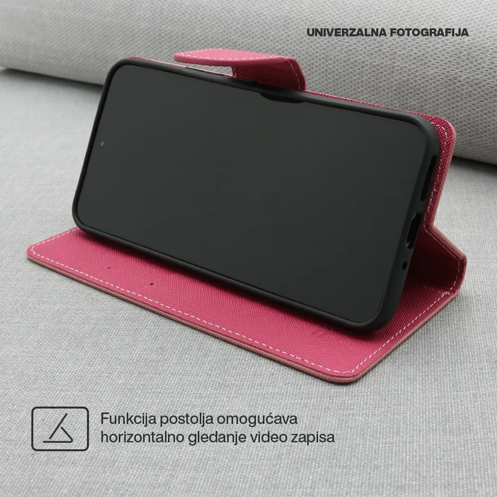Futrola BI FOLD MERCURY za Honor 400 Lite pink