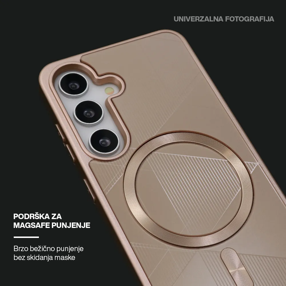 Futrola ZEN SHIELD MagSafe za Samsung A166B Galaxy A16 5G srebrna