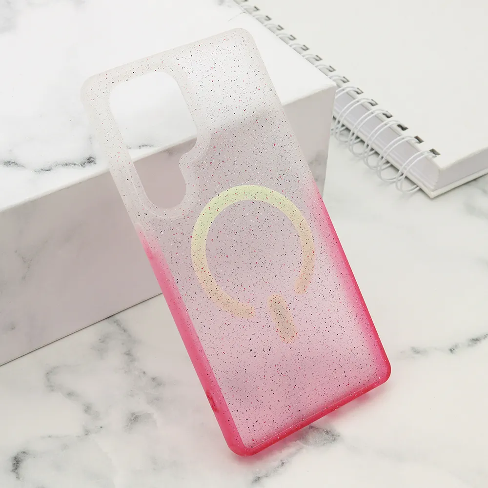 Futrola Starlight MagSafe za Samsung S938B Galaxy S25 Ultra 5G roze