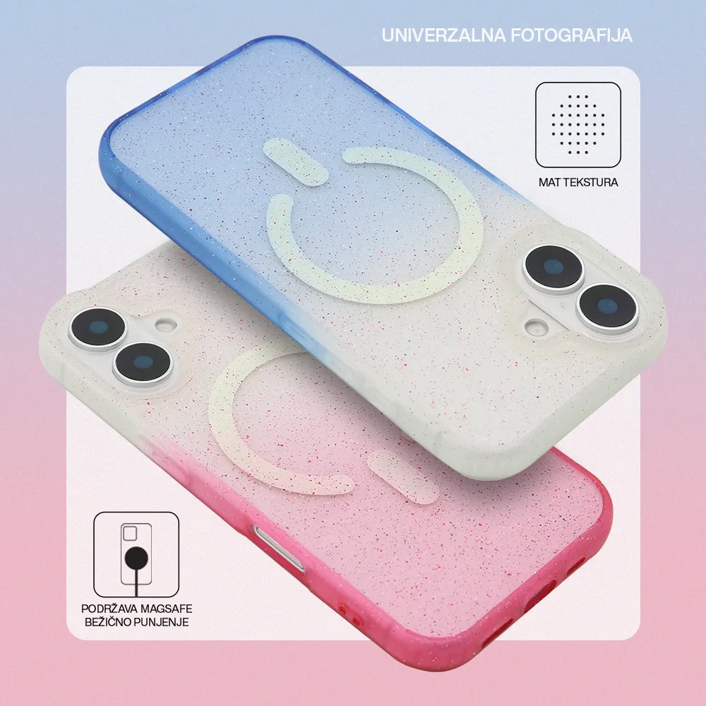 Futrola Starlight MagSafe za iPhone 15 Pro (6.1) roze