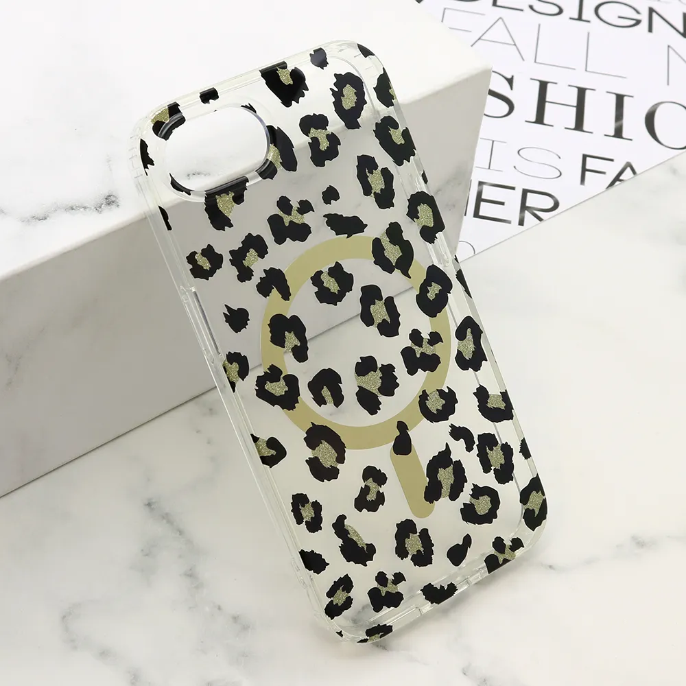 Futrola LEOPARD MagSafe za iPhone 16e/17e (6.1) crna
