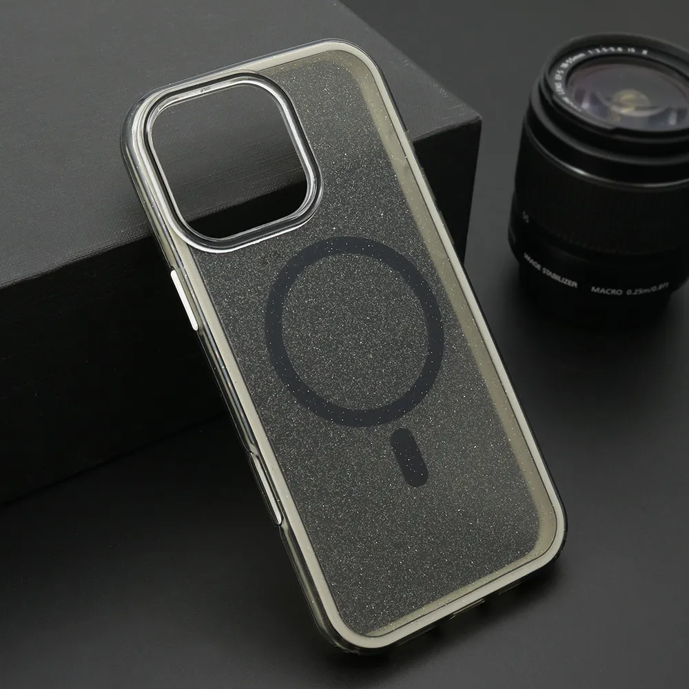 Futrola CRYSTAL MagSafe za iPhone 16 Pro Max (6.9) crna