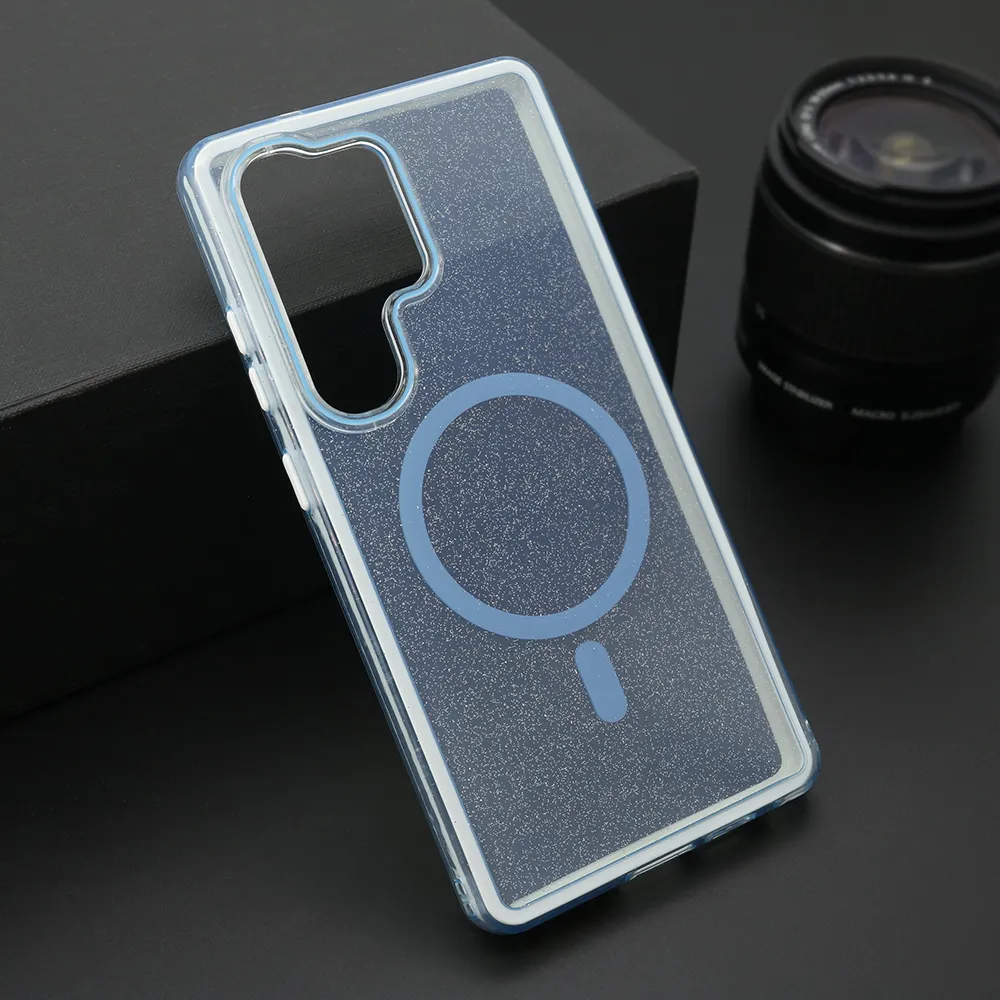 Futrola CRYSTAL MagSafe za Samsung S938B Galaxy S25 Ultra 5G plava