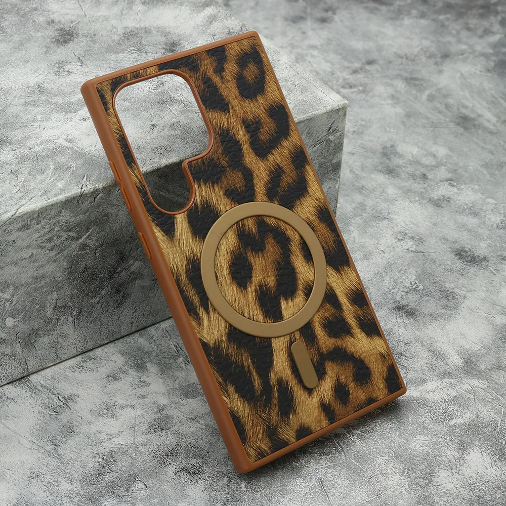 Futrola ROAR STYLE MagSafe za Samsung S928B Galaxy S24 Ultra 5G braon