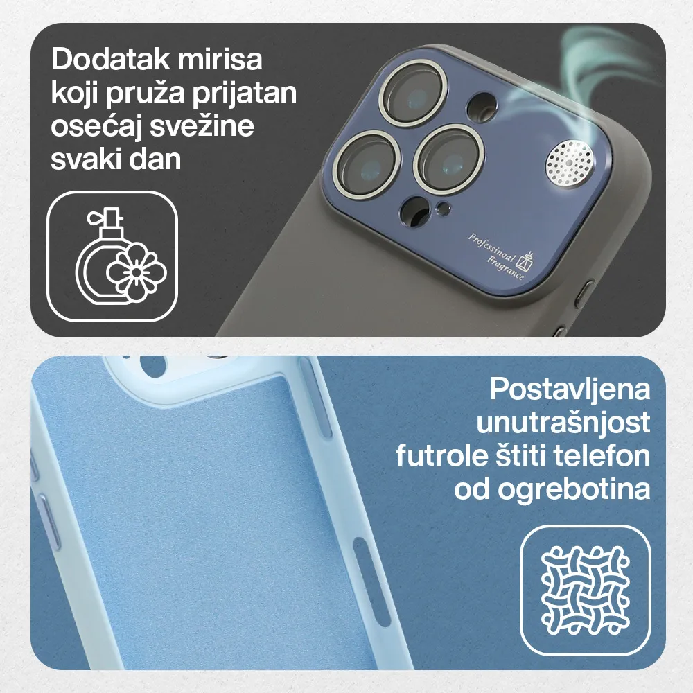 Futrola PASTEL DREAMS za iPhone 16 Pro Max (6.9) siva