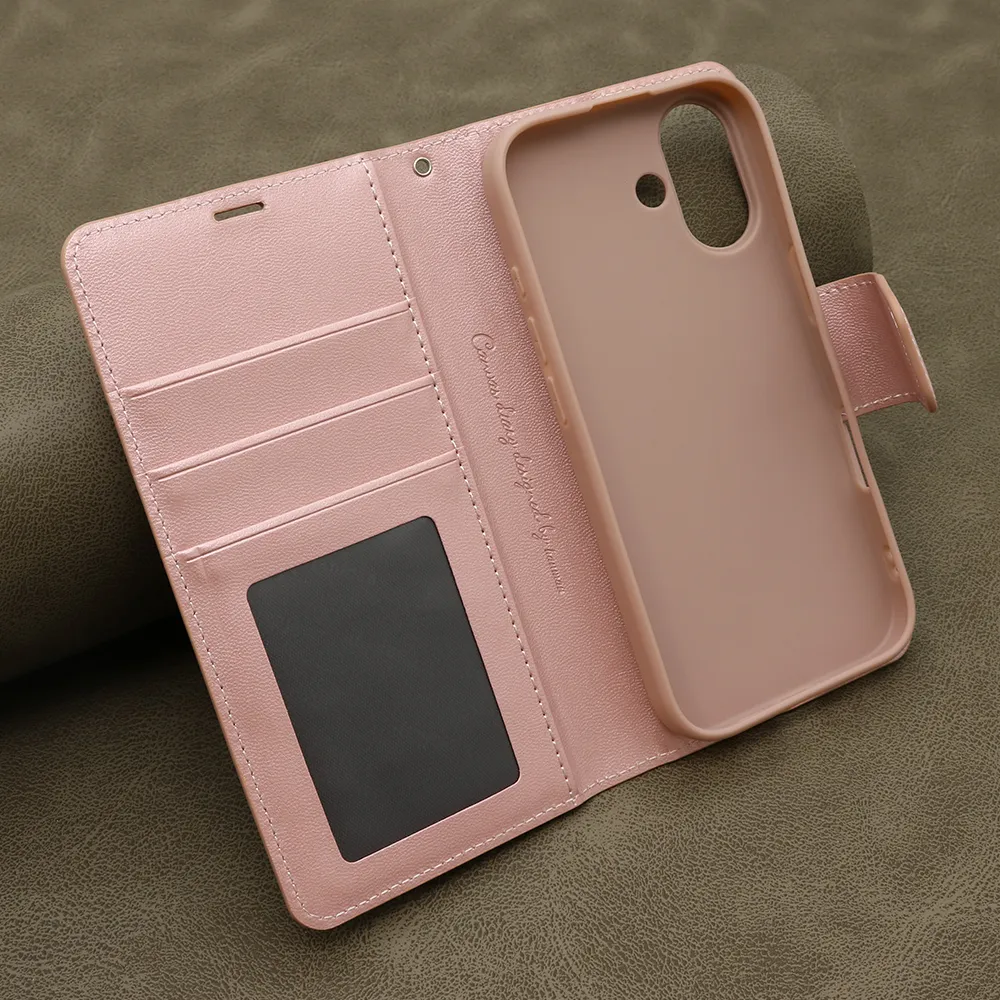 Futrola BI FOLD HANMAN II za iPhone 17 (6.3) svetlo roze