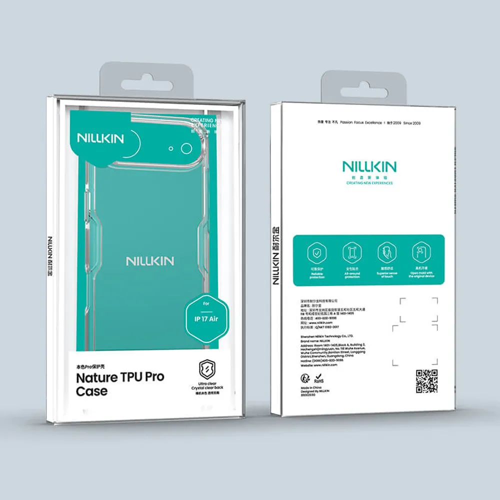 Futrola NILLKIN Nature Pro za iPhone 17 AIR (6.6) bela