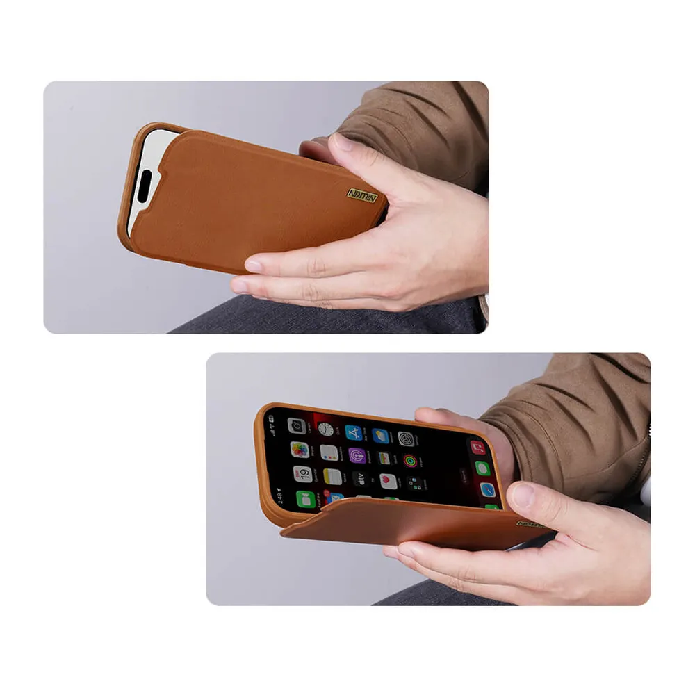 Futrola NILLKIN QIN Pro za iPhone 17 Pro Max (6.9) crna