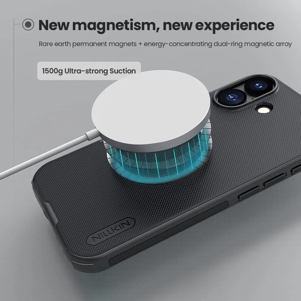 Futrola NILLKIN Super Frost PRO MAGNETIC za iPhone 17 (6.3) crna