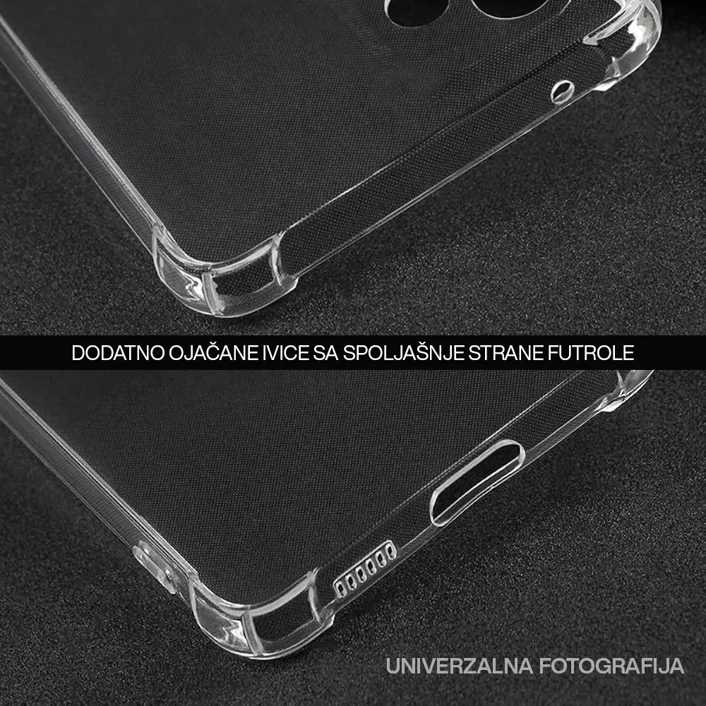 Futrola silikon CRASHPROOF za iPhone 17 (6.3) providna