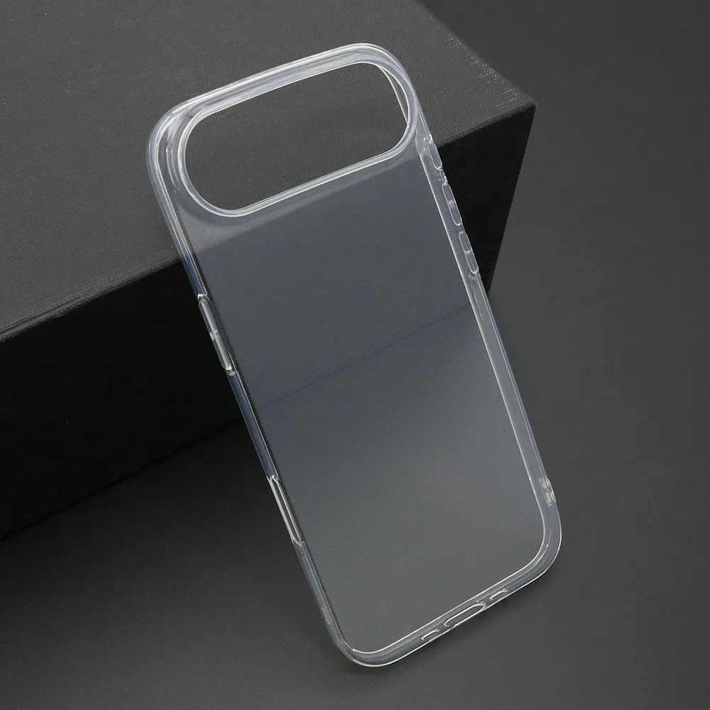 Futrola ULTRA TANKI PROTECT silikon za iPhone 17 AIR (6.6) providna (bela)