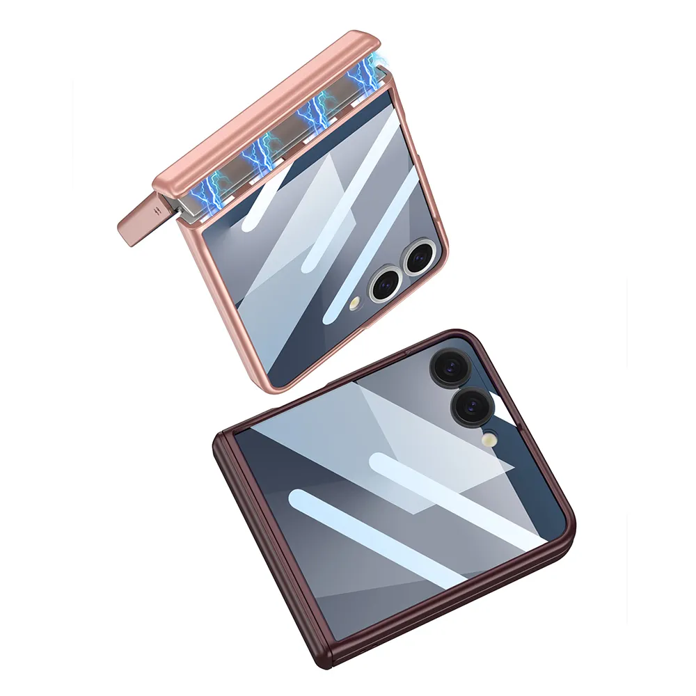 Futrola SMOOTH LINE za Samsung F751B Galaxy Z Flip 7 5G roze (GKK case)