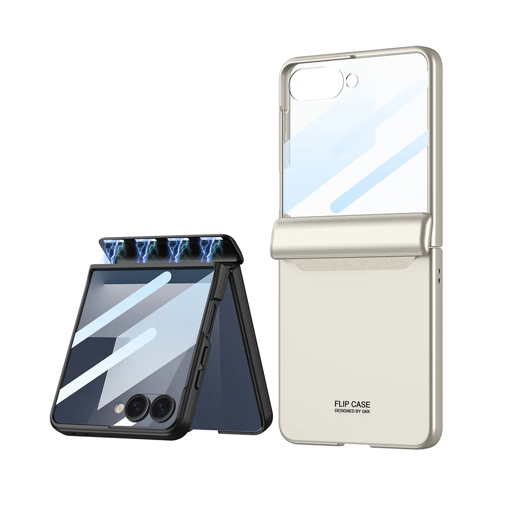 Futrola SMOOTH LINE za Samsung F751B Galaxy Z Flip 7 5G roze (GKK case)