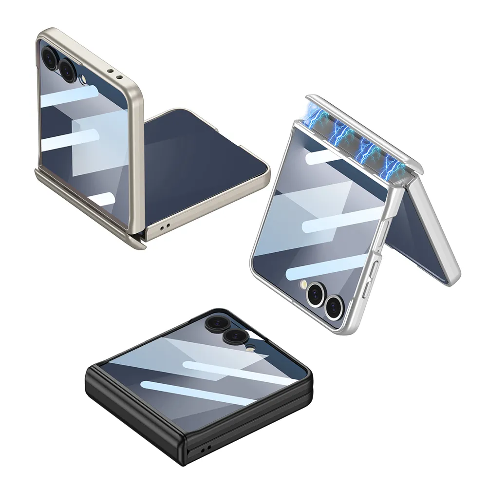 Futrola SMOOTH LINE za Samsung F751B Galaxy Z Flip 7 5G titanijum (GKK case)