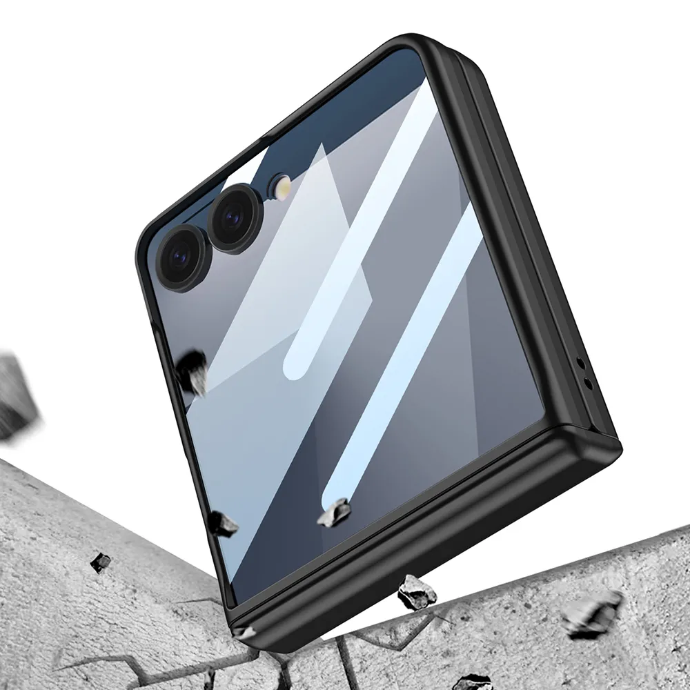 Futrola SMOOTH LINE za Samsung F751B Galaxy Z Flip 7 5G titanijum (GKK case)