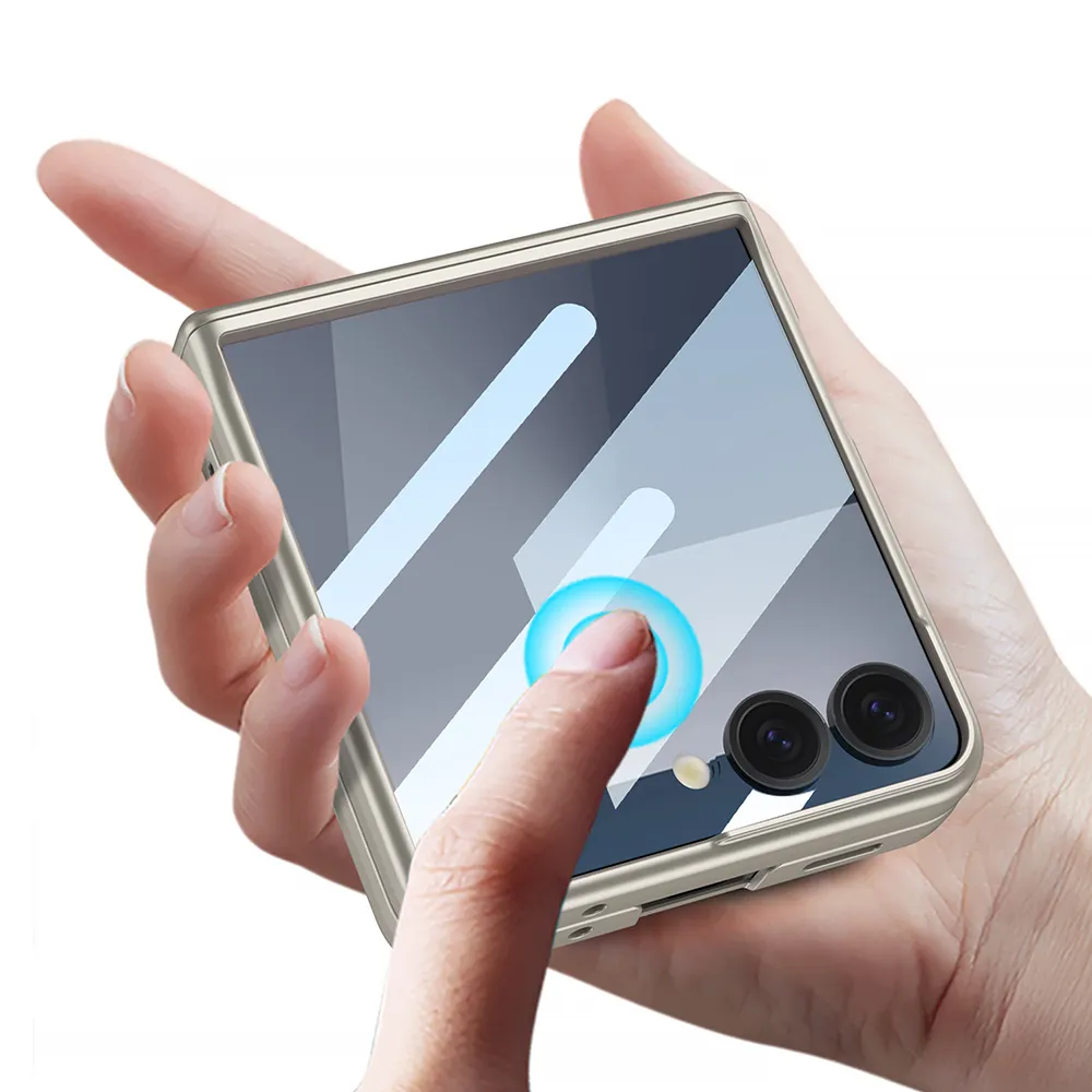 Futrola SMOOTH LINE za Samsung F751B Galaxy Z Flip 7 5G titanijum (GKK case)