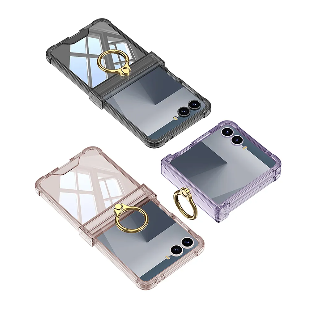 Futrola RING LINES II za Samsung F751B Galaxy Z Flip 7 5G providna (GKK case)