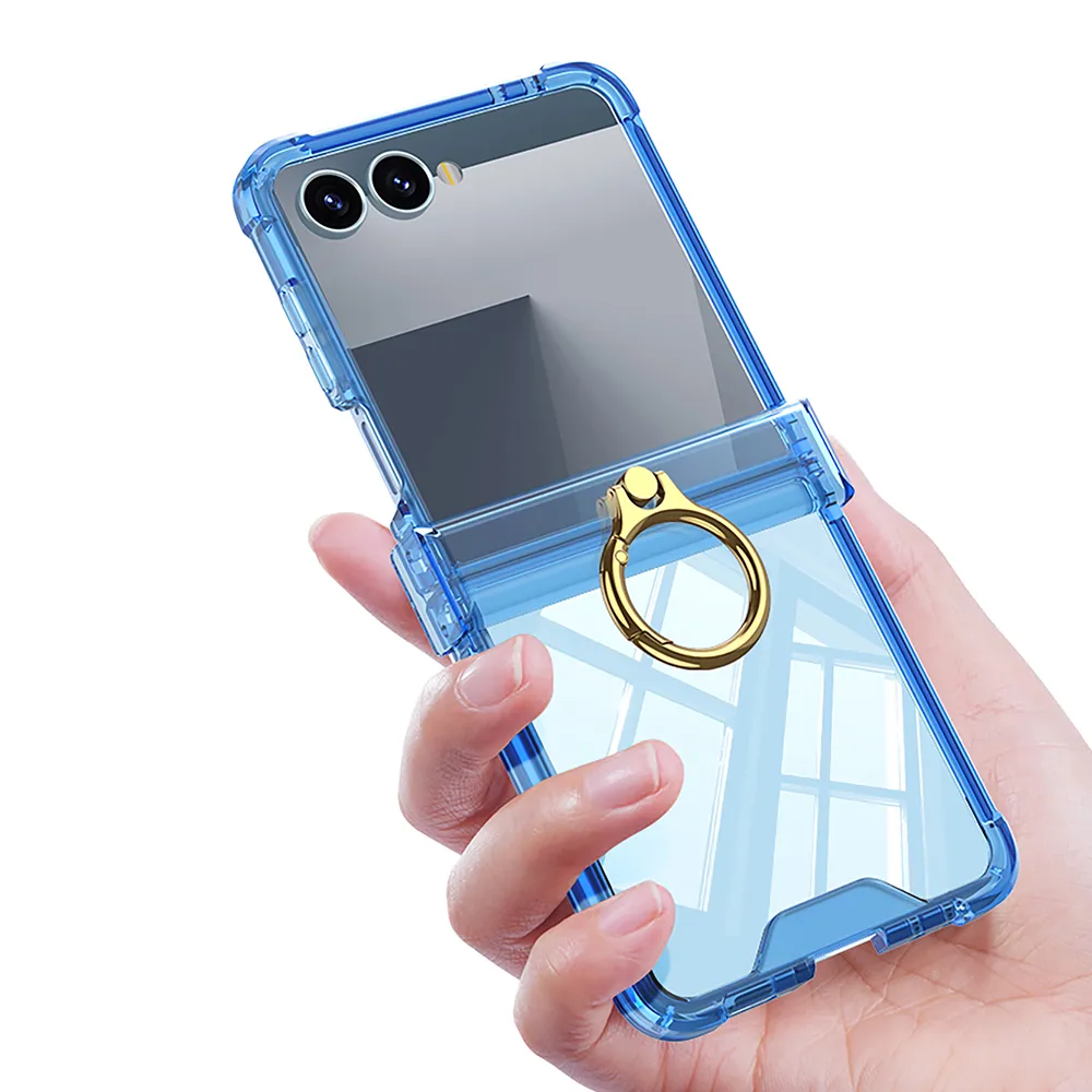 Futrola RING LINES II za Samsung F751B Galaxy Z Flip 7 5G providna (GKK case)