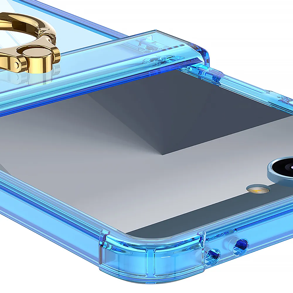 Futrola RING LINES II za Samsung F751B Galaxy Z Flip 7 5G providna (GKK case)